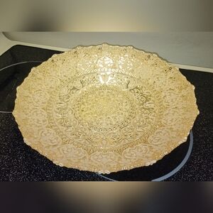Intricate Gold Decorative Plate